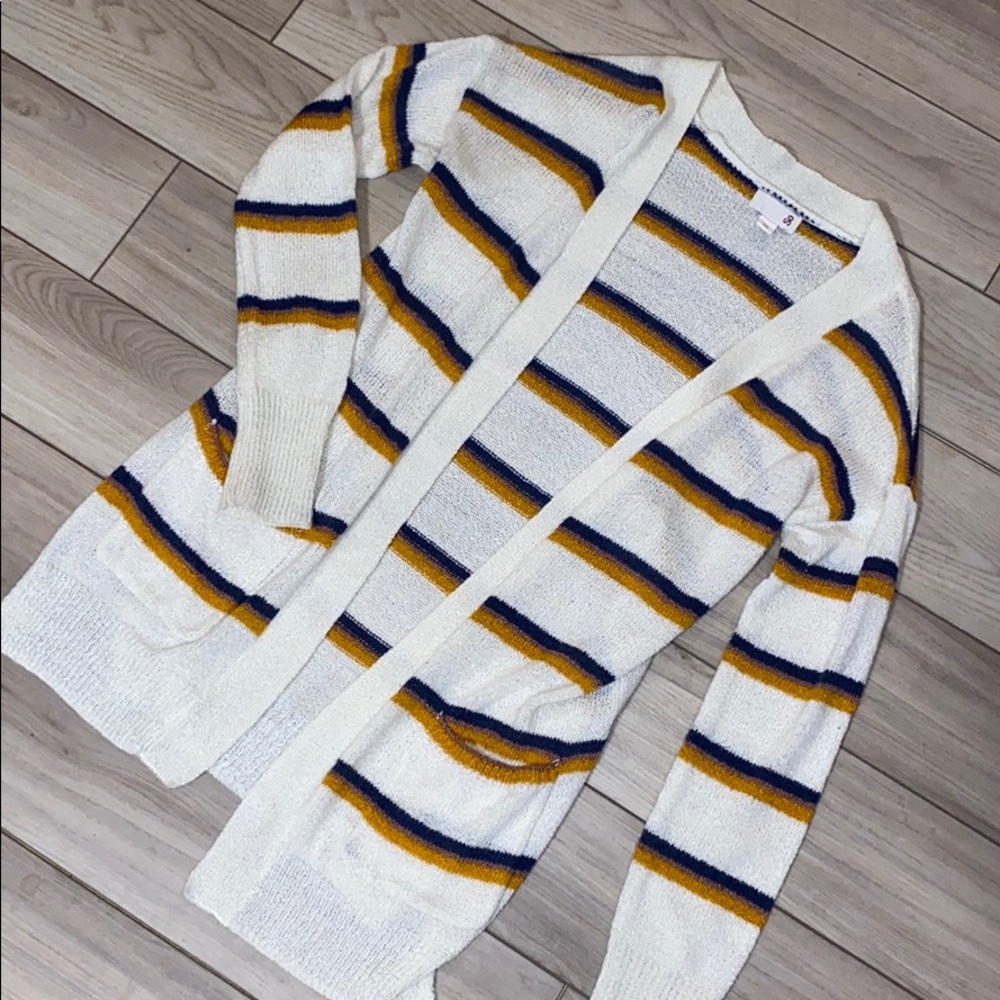 Striped Cardigan
